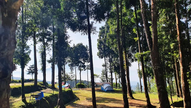 Cidahu Camping Ground view